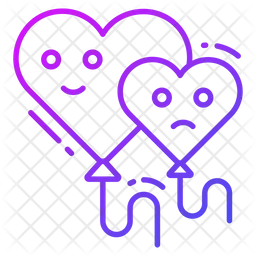 Heart Shape Balloon  Icon