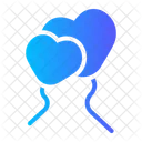 Heart Shape Balloon Romantic Balloon Romantic Icon
