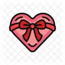 Heart Gift Ribbon Icon