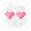 Heart Shape Glasses  Icon