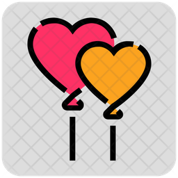 Heart Shape Love Icon Of Colored Outline Style Available In Svg Png Eps Ai Icon Fonts