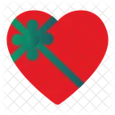 Heart Shaped Gift Box Valentine Icon