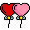 Heart Shaped Balloons Heart Shaped Balloons Icon