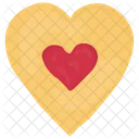 Heart-shaped Biscuit  Icon