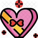 Heart Shaped Box Gift Present Icon