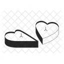Heart shaped candles  Icon