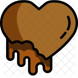 Heart Shaped Chocolate  Icon