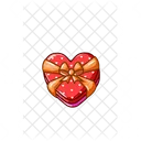 Chocolate Heart Valentine Icon