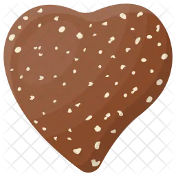 Heart-shaped Chocolate Candy  Icon
