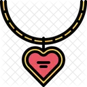 Heart Pendant Necklace Icon