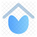 Heart Shaped Home  Icon
