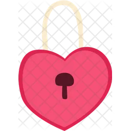 Heart Shaped Lock  Icon