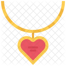 Heart Shaped Pendant  Icon