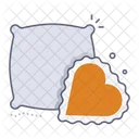 Heart shaped pillow  Icon