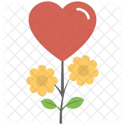 Heart Shaped Plant  Icon