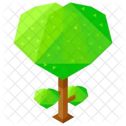 Heart shaped tree  Icon