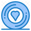 Heart Sign Sticker Printer Icon