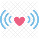 Heart Vibrating Heartbeat In Love Icon