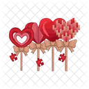 Heart stick  Icon