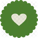 Heart sticker  Icon