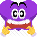 Heart Funny Weird Icon