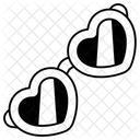 Heart Sun Glass Love Valentine Icon