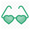 Heart Glasses Heart Shaped Sunglasses Icon