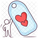 Heart Tag  Icon