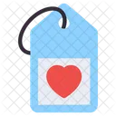 Heart Tag Love Tag Heart Card Icon