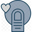 Heart tap  Icon