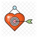 Heart Target Love Icon