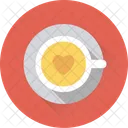 Heart Tea Coffee Icon