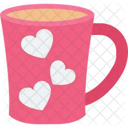 Heart teacup  Icon