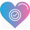 Heart Tick Heart Tick Icon