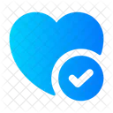 Heart Tick  Icon