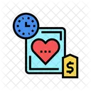 Heart Transplant Price Icon