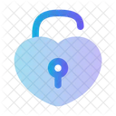 Heart unlock  Icon