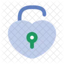 Heart unlock  Icon