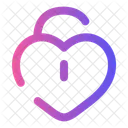 Heart Unlock Love Heart Icon