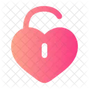 Heart Unlock Icon