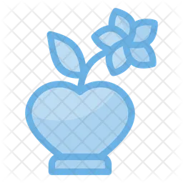 Heart Vase  Icon