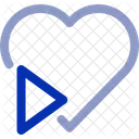 Heart Video Love Media Icon