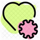 Heart Virus Coronavirus Virus Icon