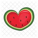 Heart watermelon  Icon