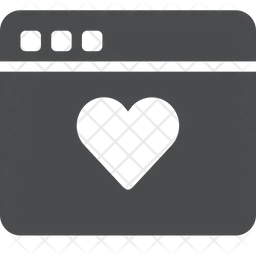 Heart Webpage  Icon