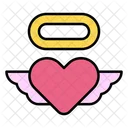 Angel Love Heart Icon