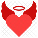 Heart Wings Heart Love Icon