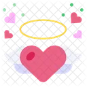 Angel Heart Wings Heart Icon