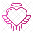 Heart Wings Love Valentine Icon