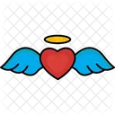 Heart Wings Heart Love Icon